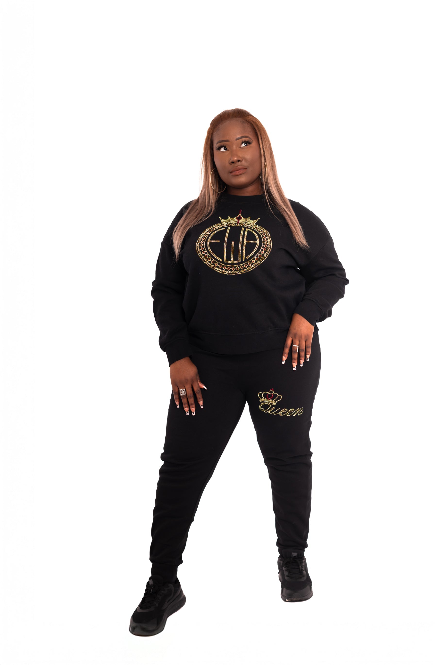 Sweatshirt & Joggers Set  | Branded Woman