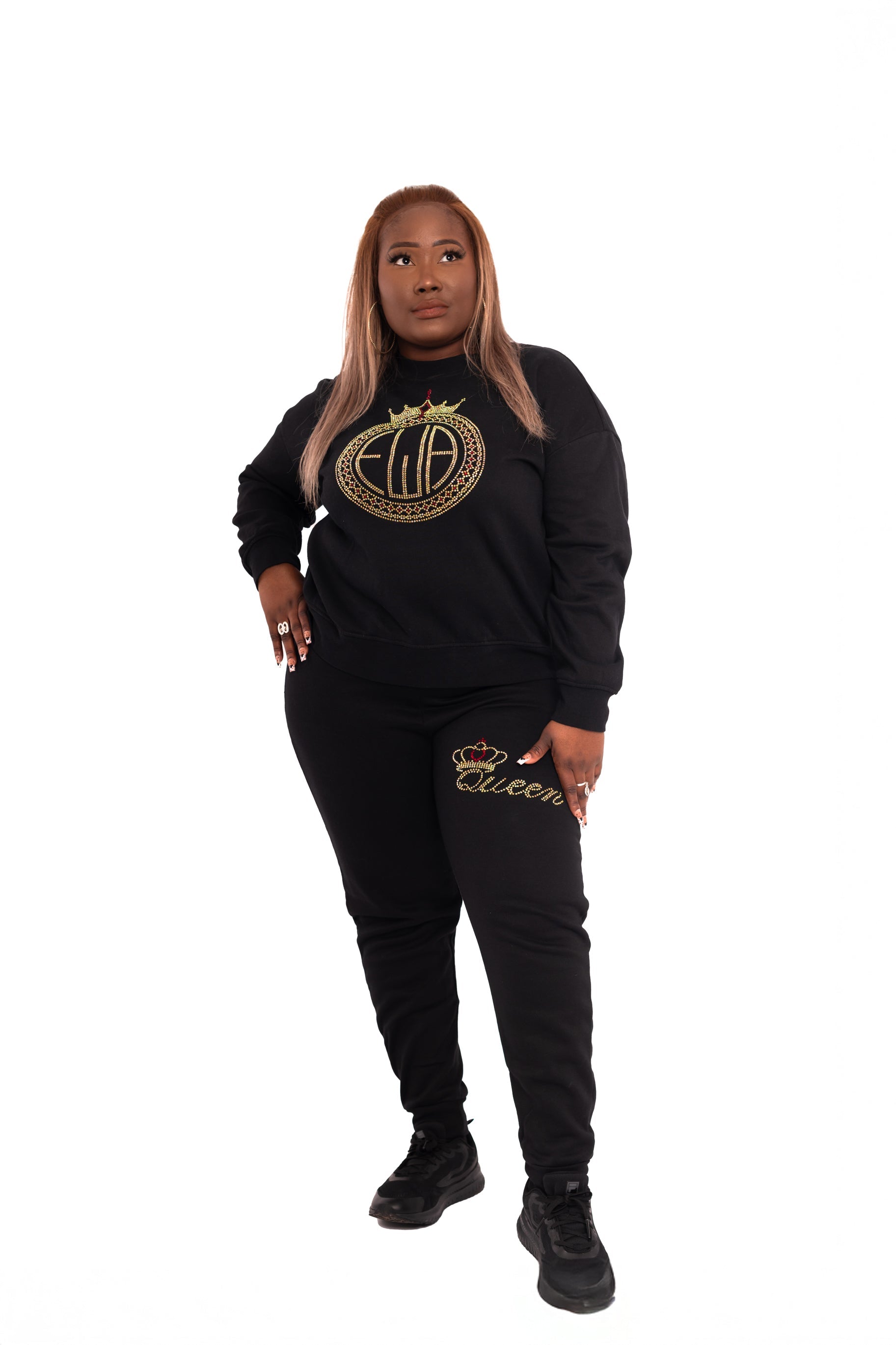 Sweatshirt & Joggers Set  | Branded Woman