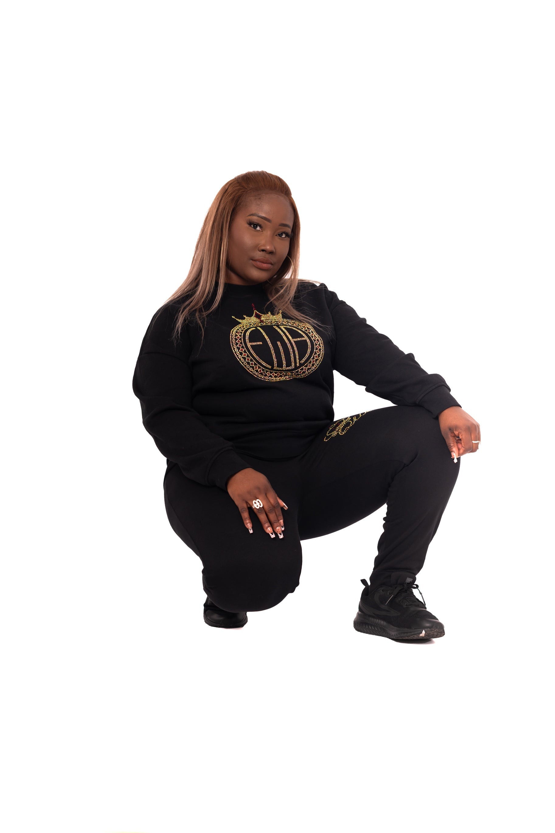 Sweatshirt & Joggers Set  | Branded Woman