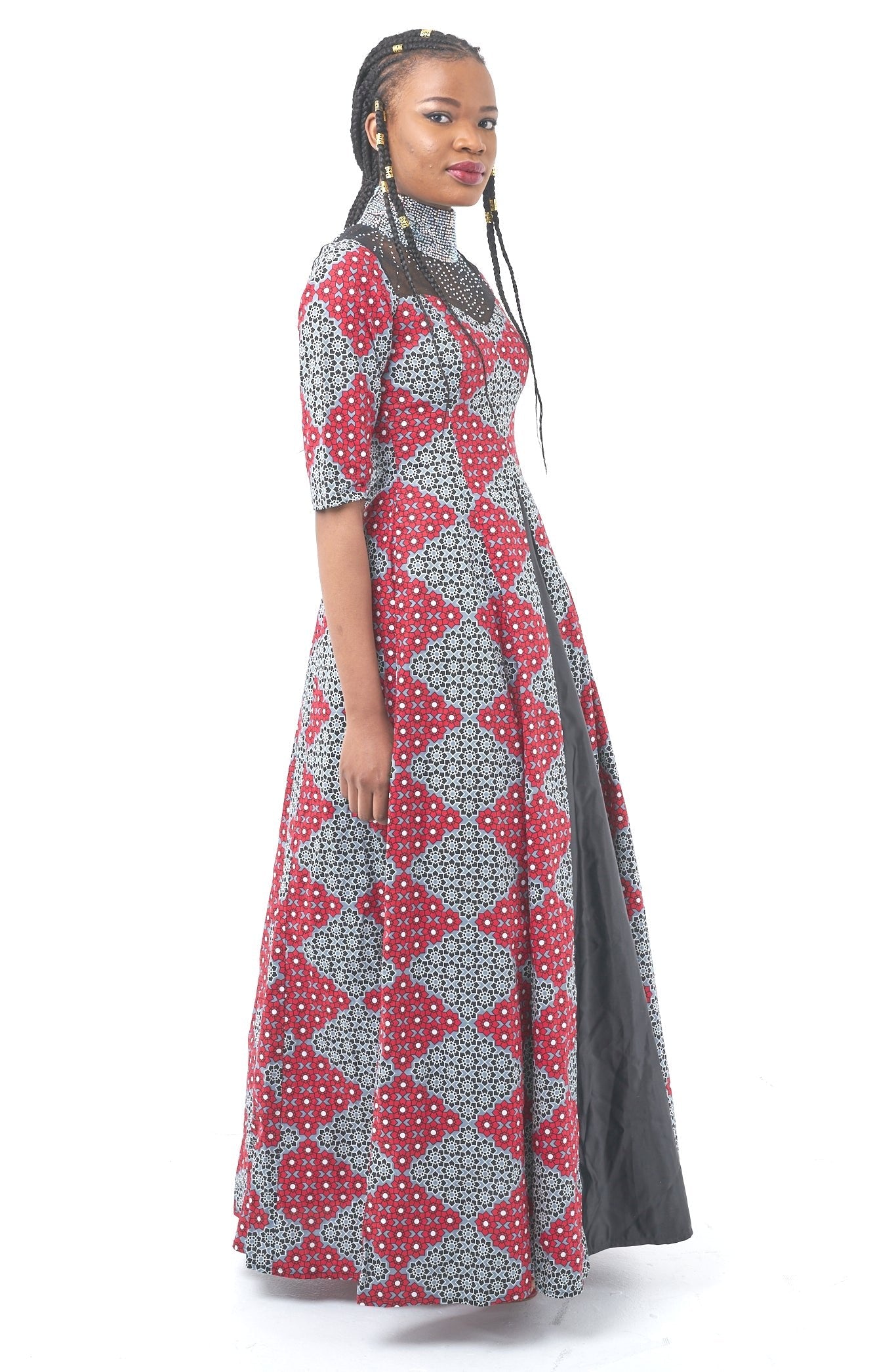 African Fashion Ankara Queen Latifat Gown