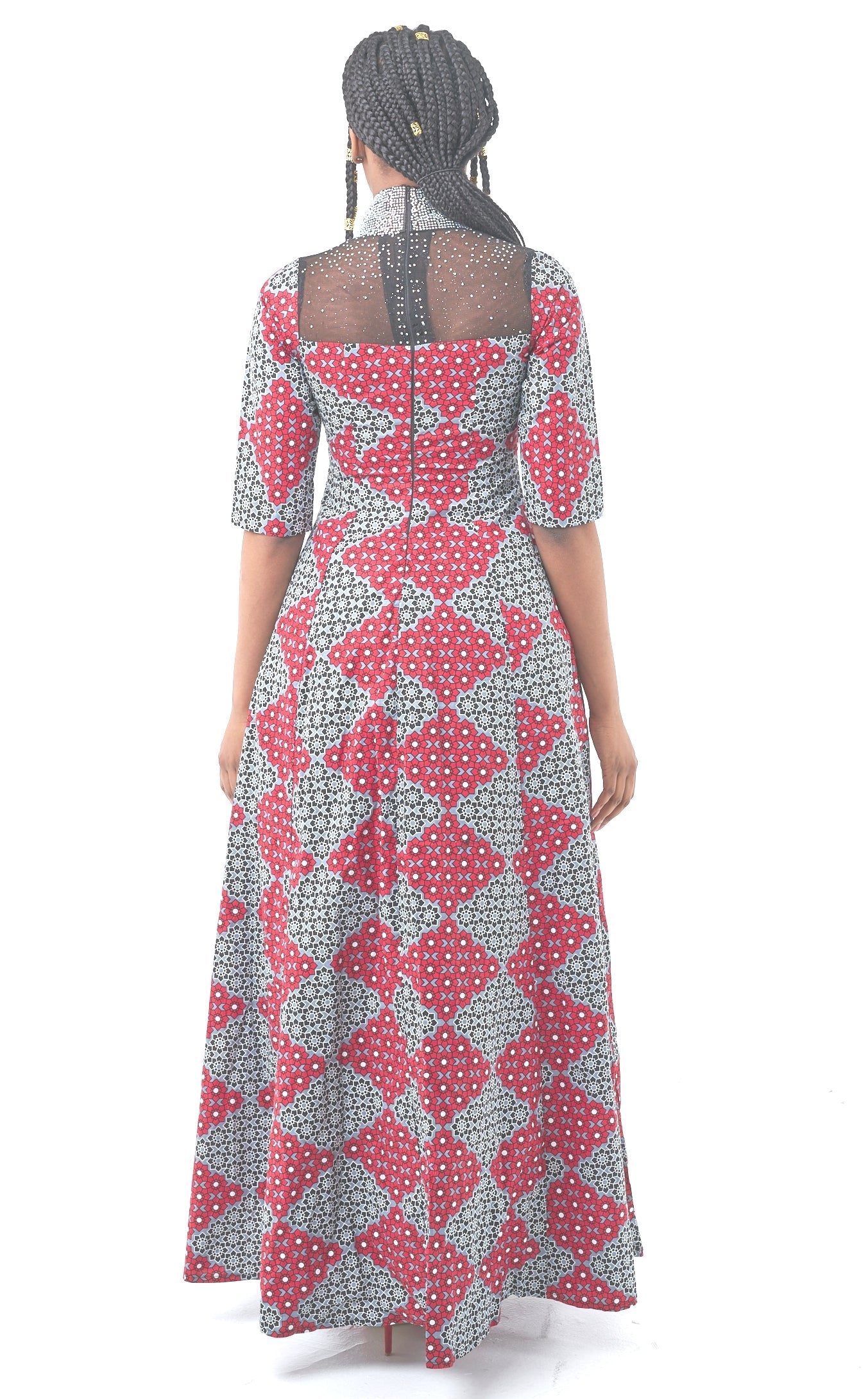 African Fashion Ankara Queen Latifat Gown