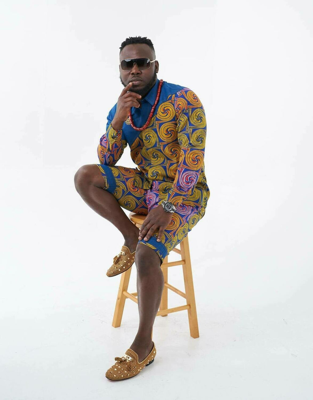 African Fashion Shirt & Top | Orion Ankara Print